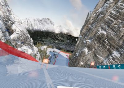 VR Skiing Simulation for Olympia delle Tofane – Milano Cortina 2026